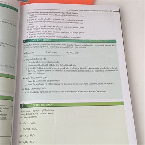 10 sınıf kimya kitabı sayfa 29 cevapları